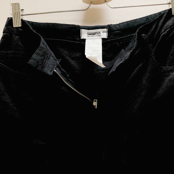 SONIA BY SONIA RYKIEL VELVET/VELOURS PANTS - Picture 3 of 7